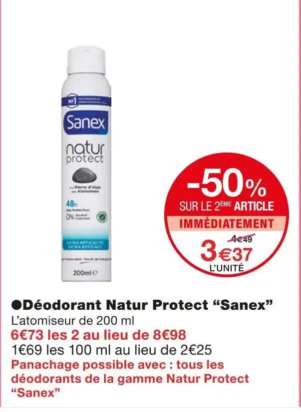 Sanex Déodorant Natur Protect
