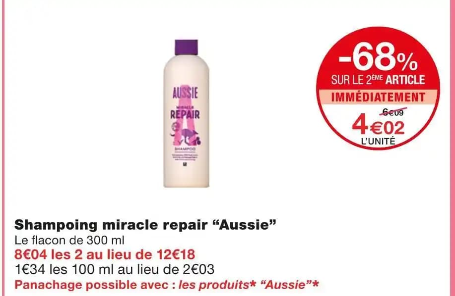 Aussie Shampoing miracle repair