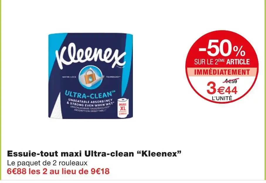 Kleenex Essuie-tout maxi Ultra-clean