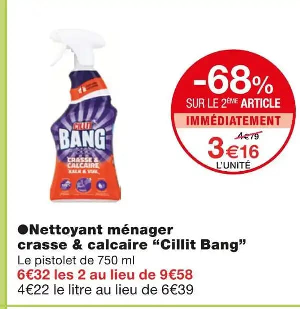 Cillit Bang Nettoyant ménager crasse & calcaire