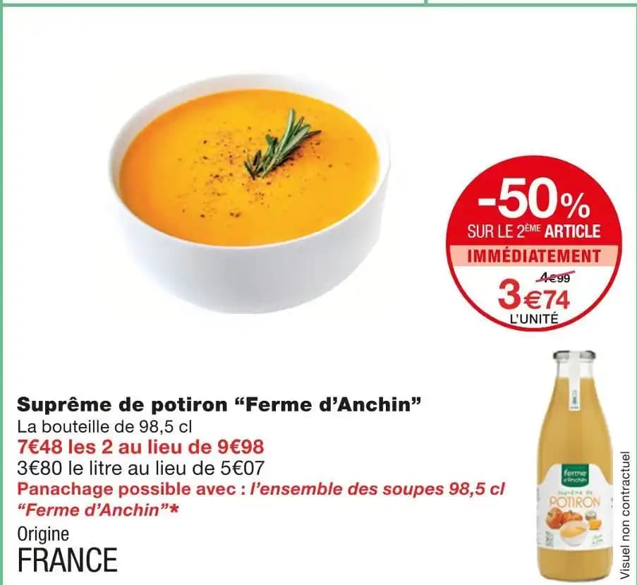Ferme d’Anchin Suprême de potiron