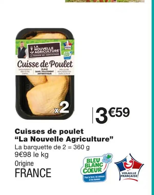 La Nouvelle Agriculture Cuisses de poulet