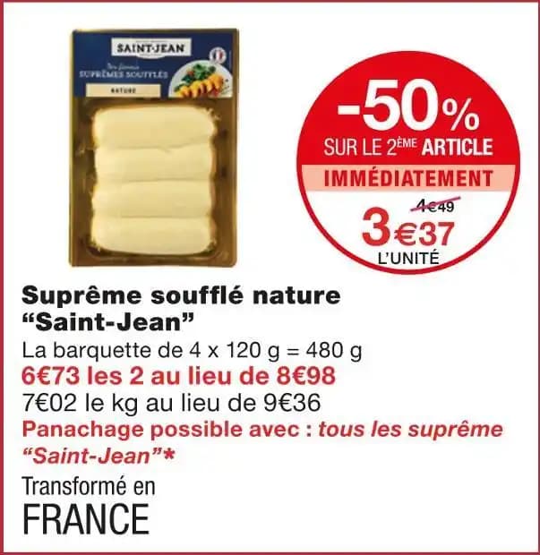 Saint-Jean Suprême soufflé nature