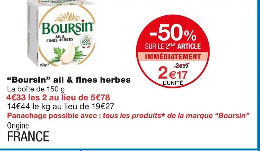 Boursin Boursin ail & fines herbes