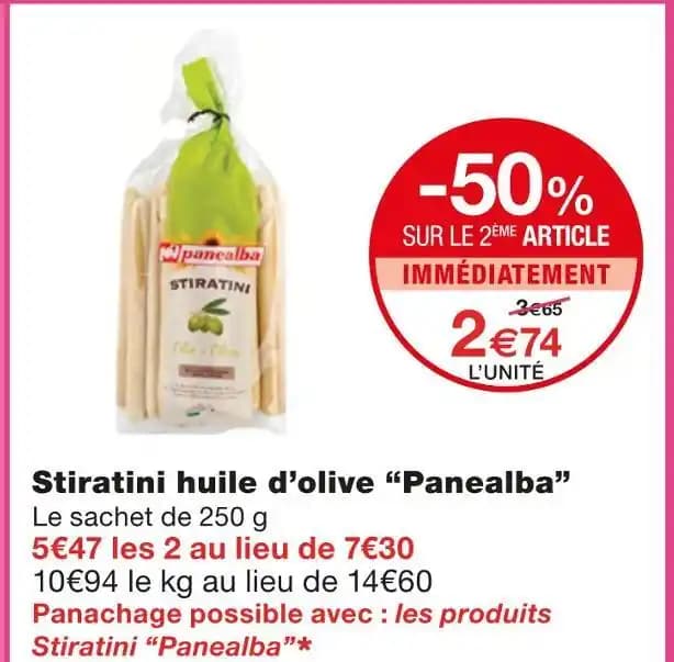 Panealba Stiratini huile d’olive