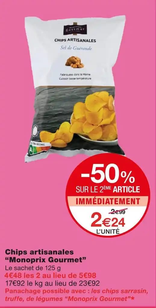 Monoprix Gourmet Chips artisanales