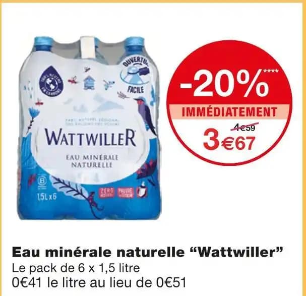 Wattwiller Eau minérale naturelle