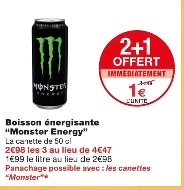 Monster Energy Boisson énergisante