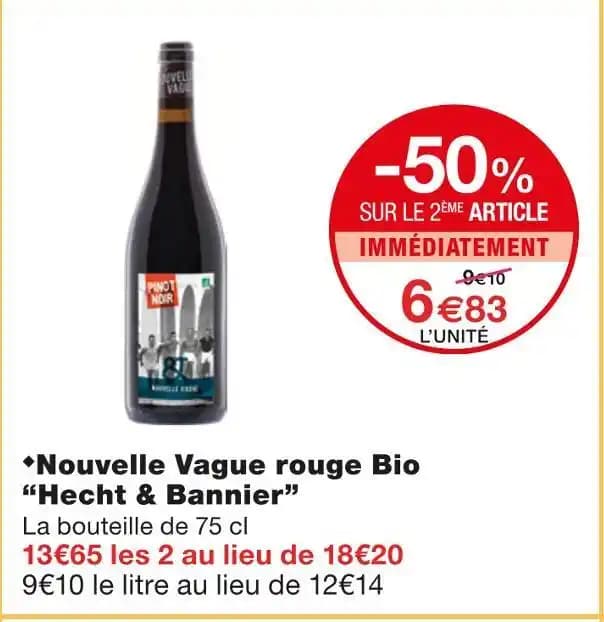 Hecht & Bannier Nouvelle Vague rouge Bio