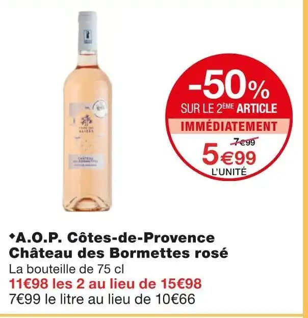Château des Bormettes A.O.P. Côtes-de-Provence rosé