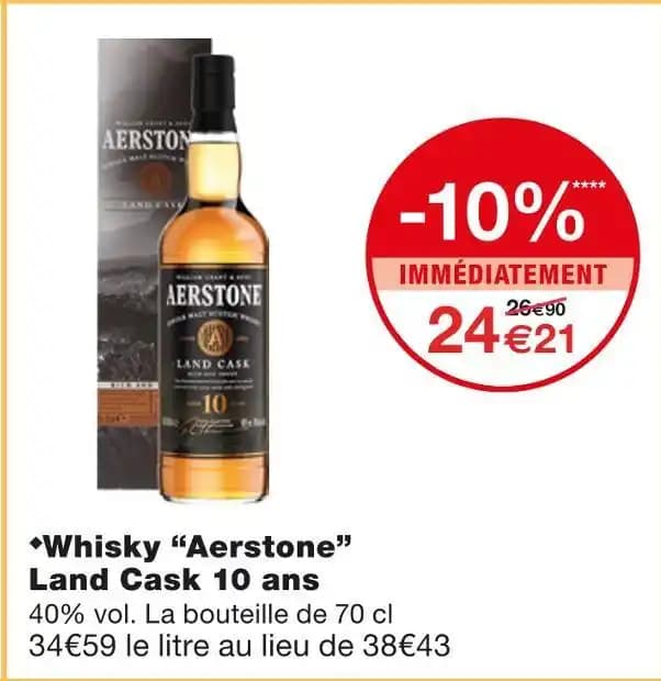 Aerstone Whisky Land Cask 10 ans