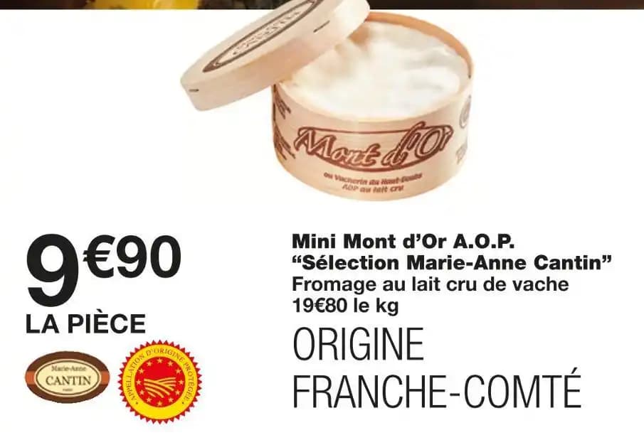 Sélection Marie-Anne Cantin Mini Mont d’Or A.O.P