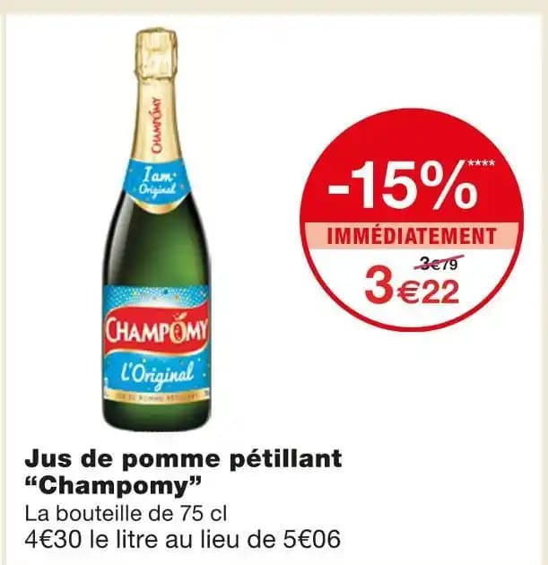 Champomy Jus de pomme pétillant