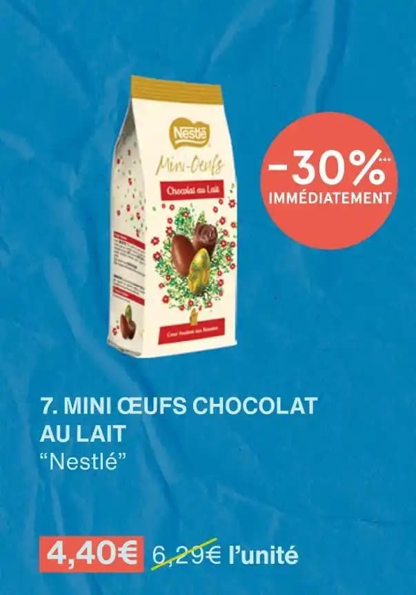 Nestlé MINI ŒUFS CHOCOLAT AU LAIT