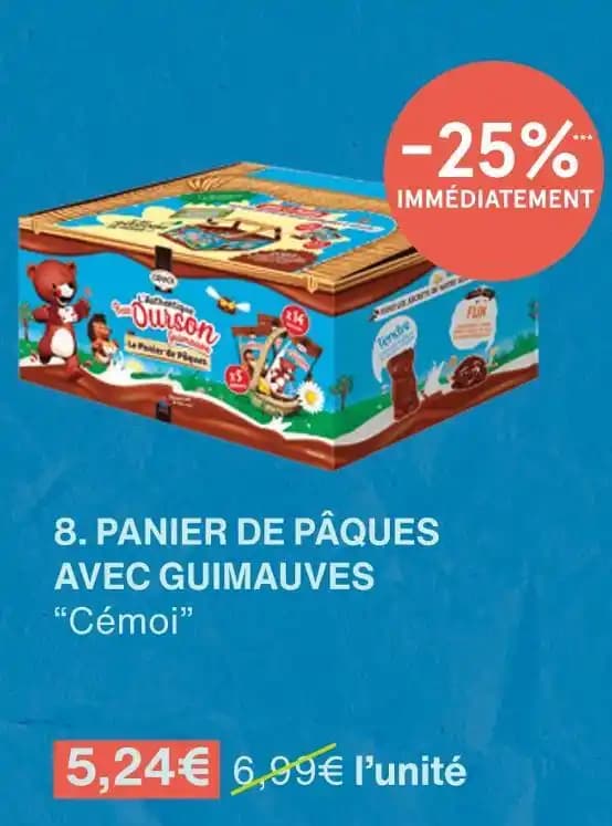 Cémoi PANIER DE PÂQUES AVEC GUIMAUVES