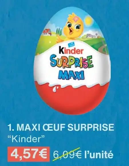 Kinder MAXI ŒUF SURPRISE