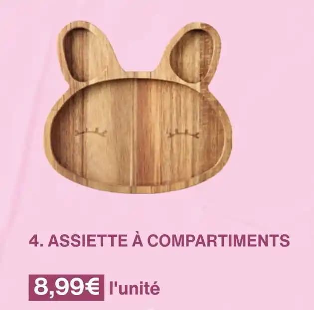 ASSIETTE À COMPARTIMENTS