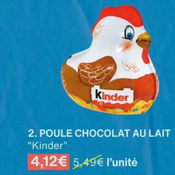 Kinder POULE CHOCOLAT AU LAIT
