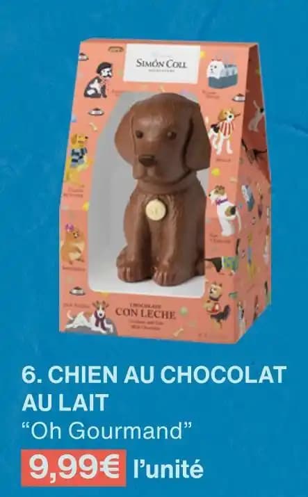 Oh Gourmand CHIEN AU CHOCOLAT AU LAIT