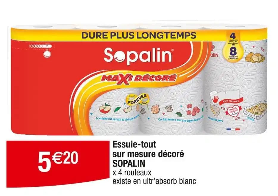 SOPALIN Essuie-tout sur mesure décoré