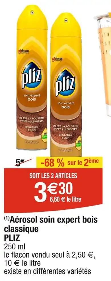 PLIZ Aérosol soin expert bois classique