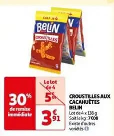 Belin - croustilles aux cacahuètes