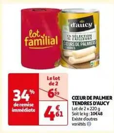 D'aucy - cœur de palmier tendres