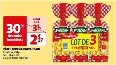 Panzani - pâtes tortiglioni