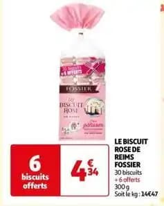 Fossier - le biscuit rose de reims