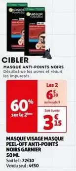 Garnier - masque anti points noirs