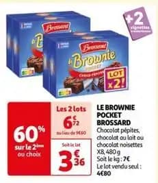 Brossard - le brownie pocket