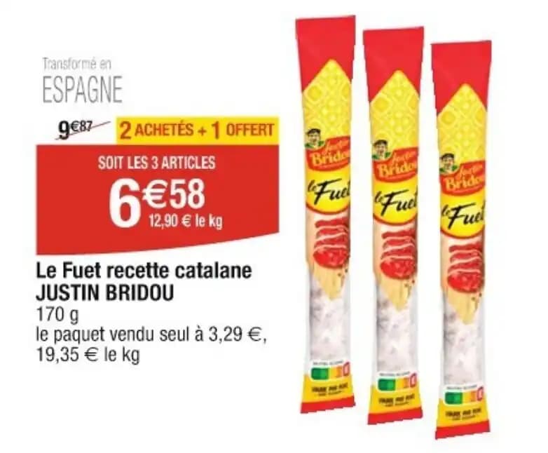 Le Fuet recette catalane JUSTIN BRIDOU