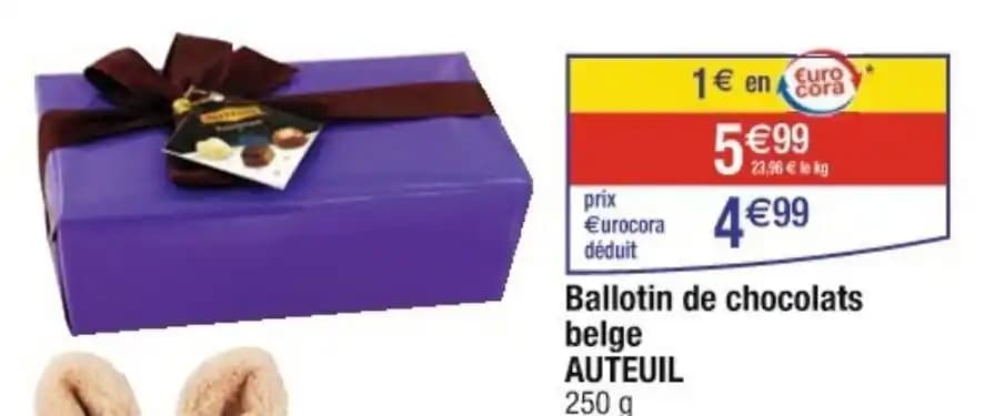 Ballotin de chocolats belge AUTEUIL 250 g