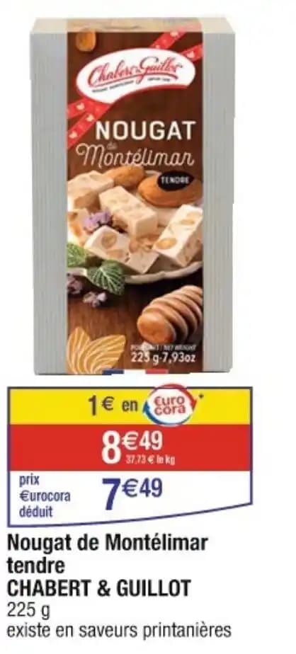 Nougat de Montélimar tendre CHABERT & GUILLOT