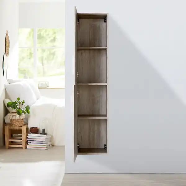 Colonne de salle de bain 150x35 cm Mall Coral à suspendre