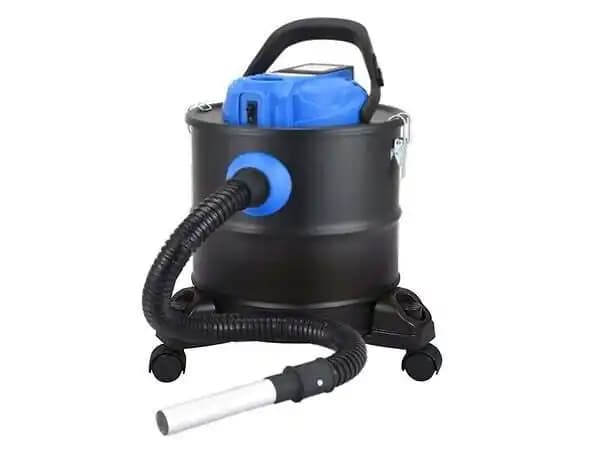 Aspirateur à cendres avec batterie lithium rechargeable de 18V et double filtre