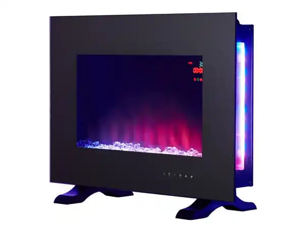 Cheminée électrique 2kW avec lumière d'ambiance