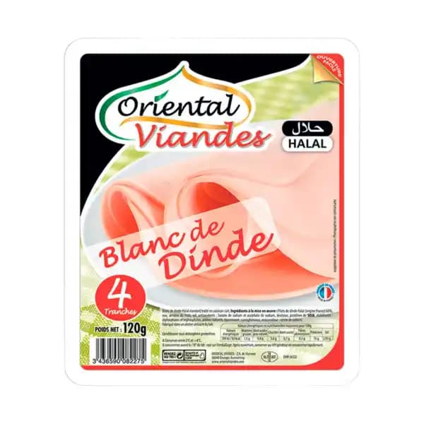ORIENTAL VIANDES Blanc de Dinde Halal