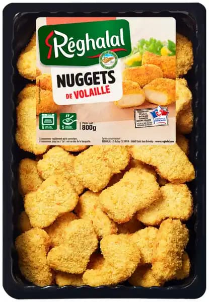 RÉGHALAL Nuggets de volaille panés Halal