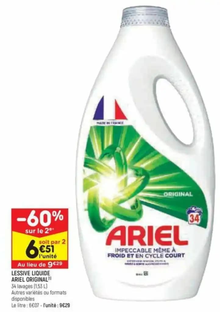 LESSIVE LIQUIDE ARIEL ORIGINAL
