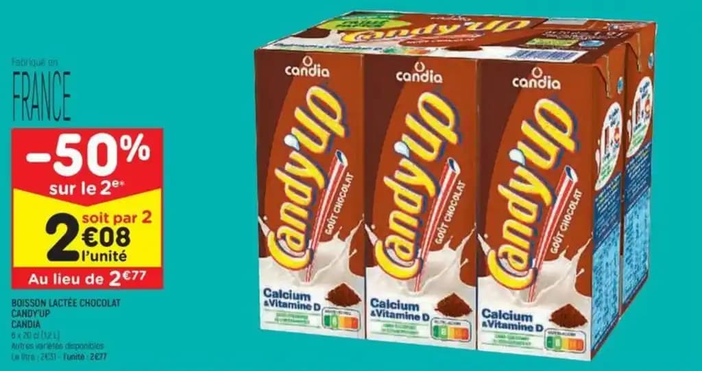 BOISSON LACTÉE CHOCOLAT CANDY'UP