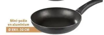 Ernesto - mini-poêle en aluminium env. 20 cm