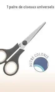 1 paire de ciseaux universels
