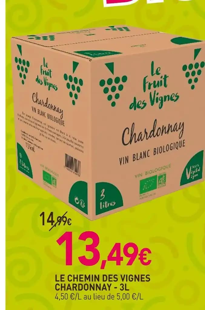 LE CHEMIN DES VIGNES CHARDONNAY