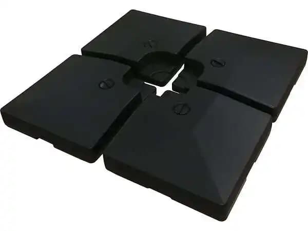 4 Dalles à lester pour gros parasol déporté - 4 x 3 - 104 KG