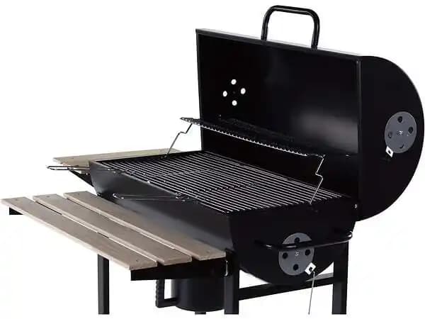 Barbecue charbon de bois King - 95 x 63 x 105 cm - Noir