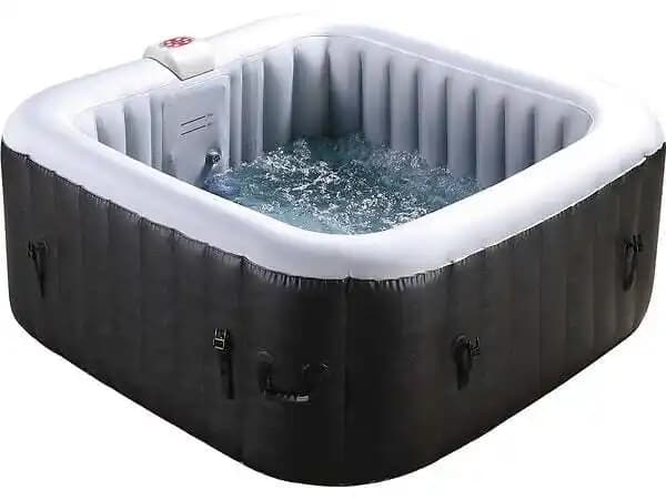 Spa Gonflable NICE en PVC - 4 places - Gris/Noir