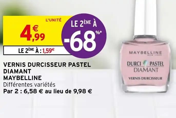 VERNIS DURCISSEUR PASTEL DIAMANT MAYBELLINE