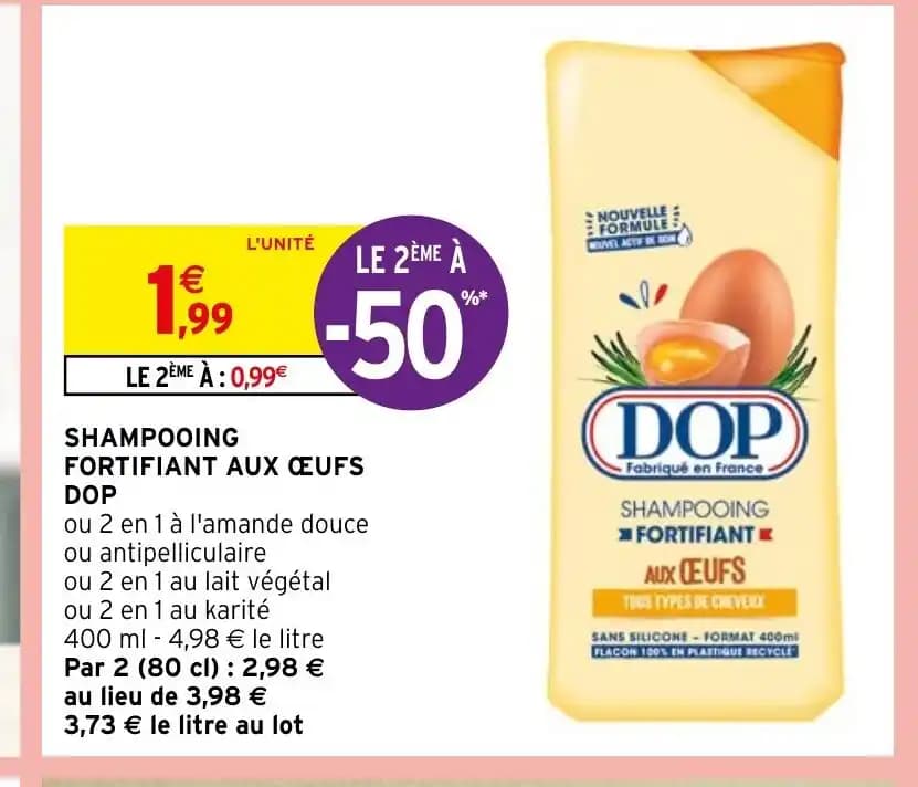 SHAMPOOING FORTIFIANT AUX ŒUFS
