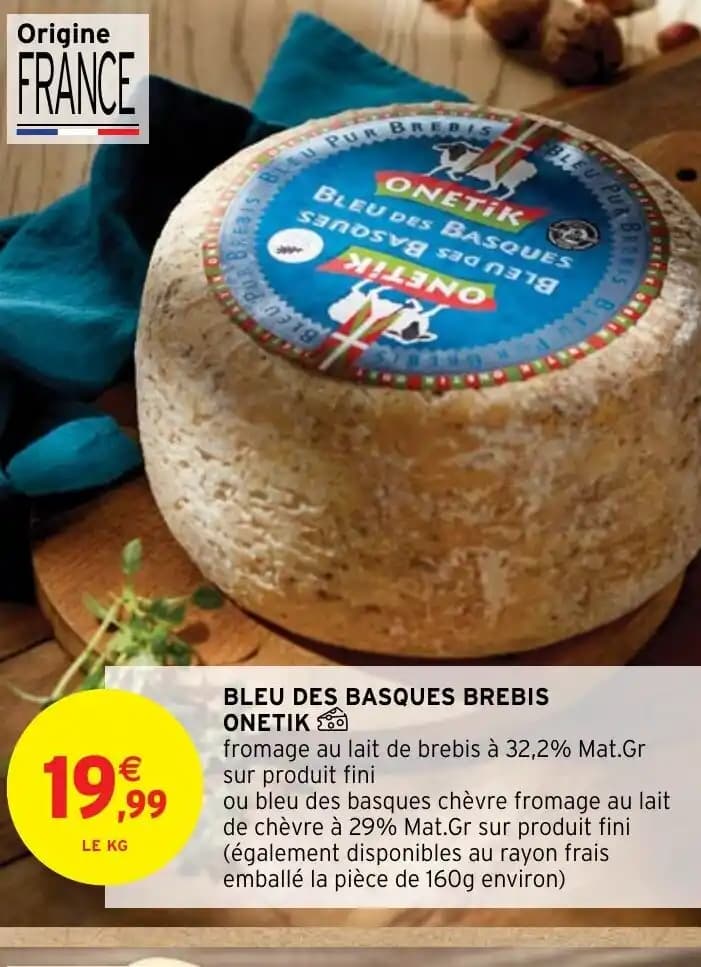BLEU DES BASQUES BREBIS ONETIK